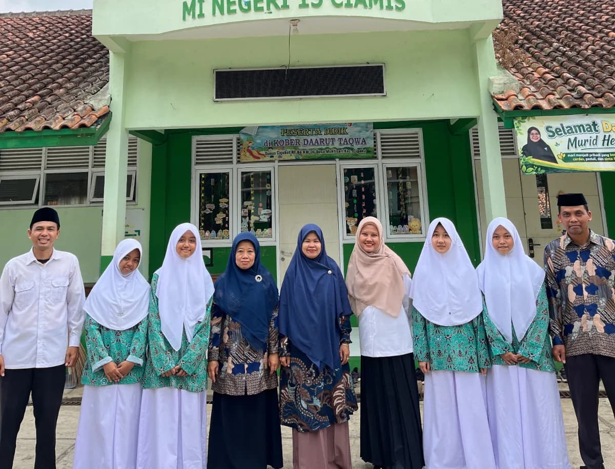 MIN 13 Ciamis Menerima Kunjungan Utusan Pesantren Tahfiz Quran MD Fattahillah untuk Sosialisasi Penerimaan Santri Baru